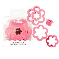 Cortadores con agarre flores (6) - Decora
