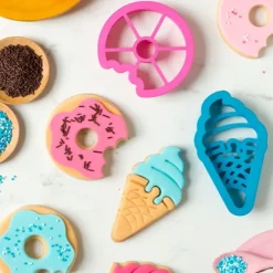 Cortadores cono de helado y donut mordido (2) - Decora