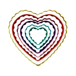 Cortadores doble filo corazones (6) - Wilton