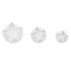 Cortadores estrellas de Navidad con expulsor (3) - Wilton