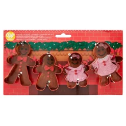 Cortadores familia muñecos de jengibre Navidad (4) - Wilton