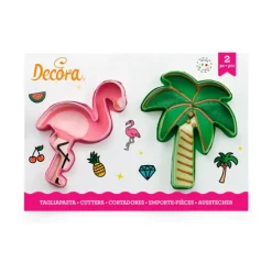 Cortadores flamenco y palmera (2) - Decora