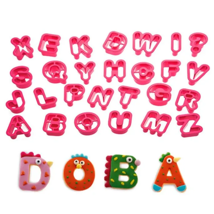 Cortadores letras alfabeto (24) - Decora