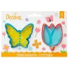 Cortadores mariposa y tulipán (2) - Decora
