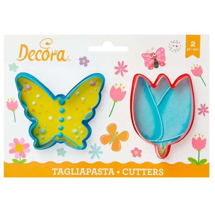 Cortadores mariposa y tulipán (2) - Decora