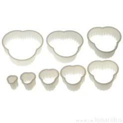 Cortadores nylon trébol ondulados (8) - Silikomart