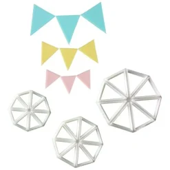 Cortadores para elaborar guirnaldas de fondant (3) - FMM
