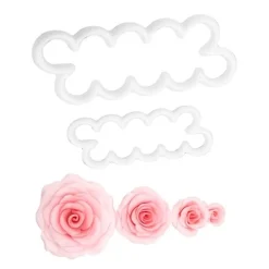 Cortadores para elaborar rosas fáciles de fondant (2) - FMM