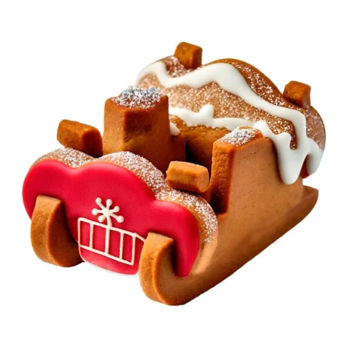 Cortadores para trineo de Papá Noel Navidad (4) - Wilton