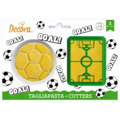 Cortadores pelota y campo de Fútbol (2) - Decora