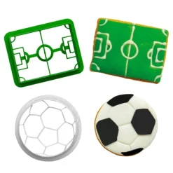Cortadores pelota y campo de Fútbol (2) - Decora