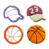 Cortadores pelota y gorra de baloncesto (2) - Decora