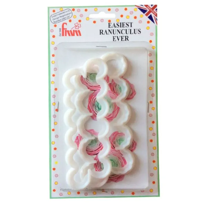 Cortadores ranúnculos fáciles para fondant (2) - FMM