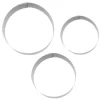 Cortadores redondos 8, 9 y 10 cm (3) - Wilton