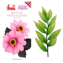 Cortadores tappit hojas y pétalos de flores (5) - FMM