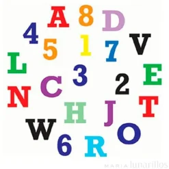 Cortadores tappit letras alfabeto y números (4) - FMM