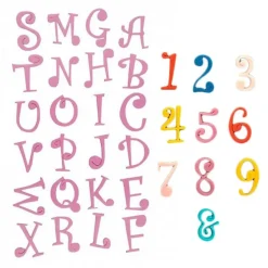 Cortadores tappit letras mayúsculas y números Funky (6) - FMM