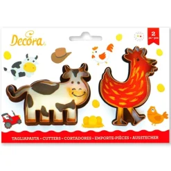 Cortadores vaca y gallina (2) - Decora
