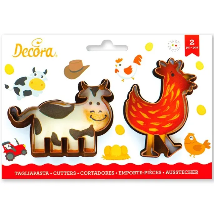 Cortadores vaca y gallina (2) - Decora