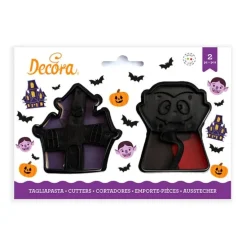 Cortadores vampiro y castillo Halloween (2) - Decora