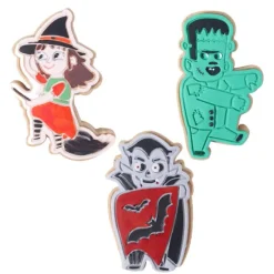 Cortadores y marcadores Frankenstein, bruja y vampiro Halloween (3) - PME
