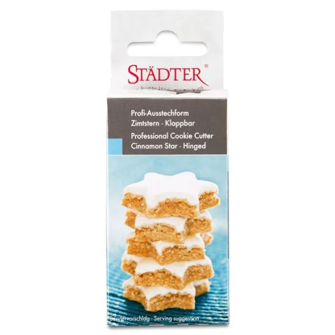 Cortador galletas estrellas de canela 4 cm - Städter