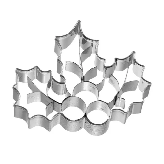Cortador hojas de acebo de Navidad 7,5 cm - Birkmann