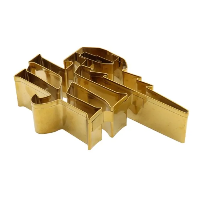 Cortador metálico dorado Harry Potter 10 cm - PME