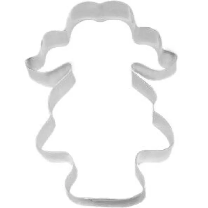 Cortador niña con coletas 10,5 cm - Cutter Sweet