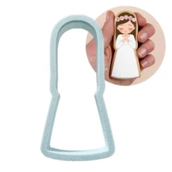Cortador niña de comunión Berta 8,5 cm - Postreadicción