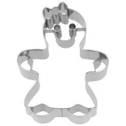 Cortador niña de jengibre con lazo 8 cm - Birkmann