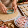 Cortador ovalado alto para polvorones y mantecados 6,8 cm - Postreadicción