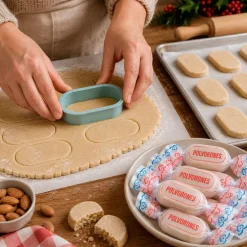 Cortador ovalado alto para polvorones y mantecados 6,8 cm - Postreadicción