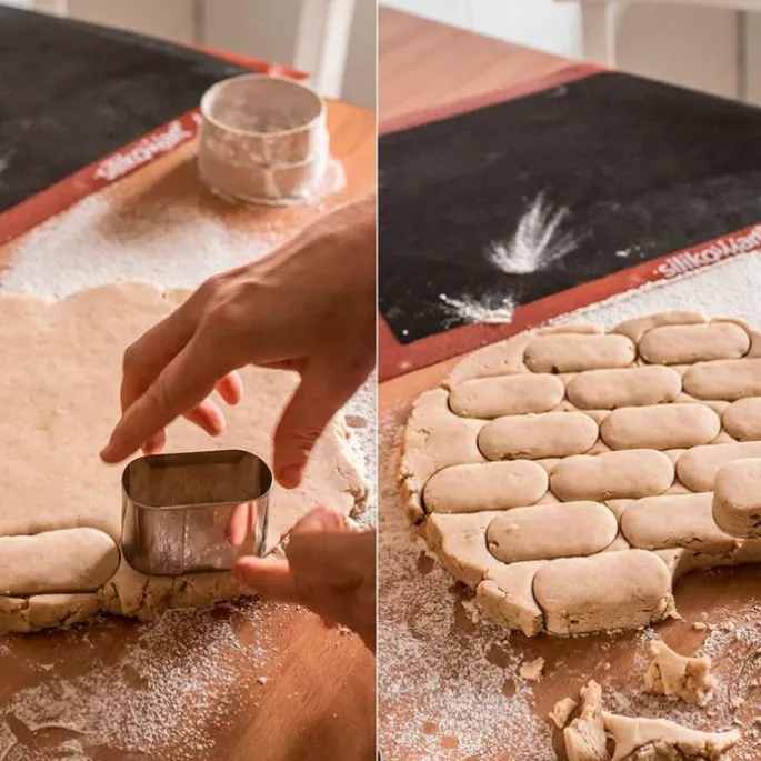 Cortador ovalado alto para polvorones y mantecados 6,8 cm - Cookie Cutter