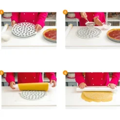 Cortador para crostata Corazones 30,5 cm - Decora