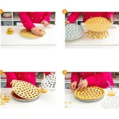 Cortador para crostata Corazones 30,5 cm - Decora