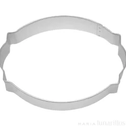 Cortador placa ovalada camafeo 11 cm