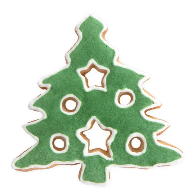 Cortador árbol de Navidad con estrellas y bolas 8 cm - Städter