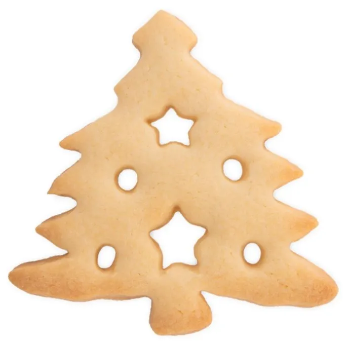 Cortador árbol de Navidad con estrellas y bolas 8 cm - Städter