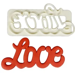 Cortador tappit Love cursiva 13 cm - FMM