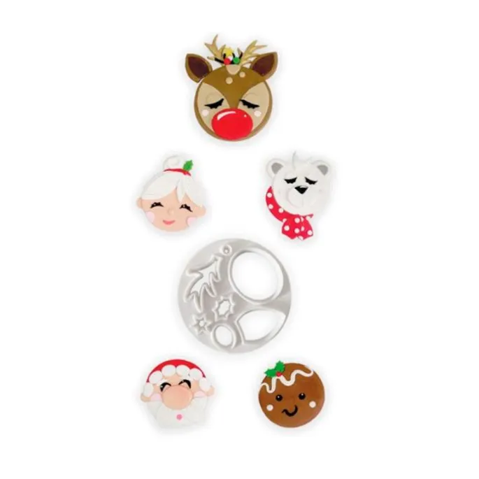 Cortador tappit multifunción personajes navideños - FMM