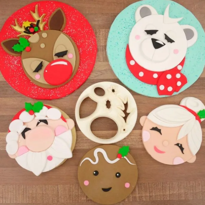 Cortador tappit multifunción personajes navideños - FMM