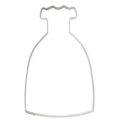 Cortador vestido comunión tradicional 12 cm - Postreadicción