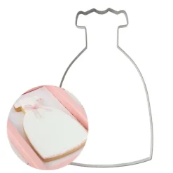 Cortador vestido comunión tradicional 12 cm - Postreadicción