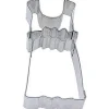 Cortador vestido con lazo 7,5 cm