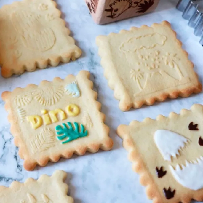 Cortador y marcador diseños dinosaurios - ScrapCooking