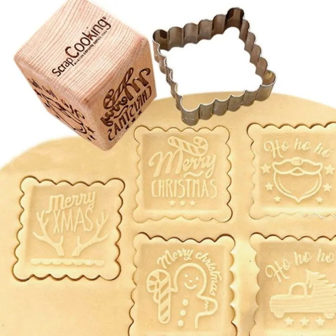 Cortador y marcador mensajes navideños - ScrapCooking