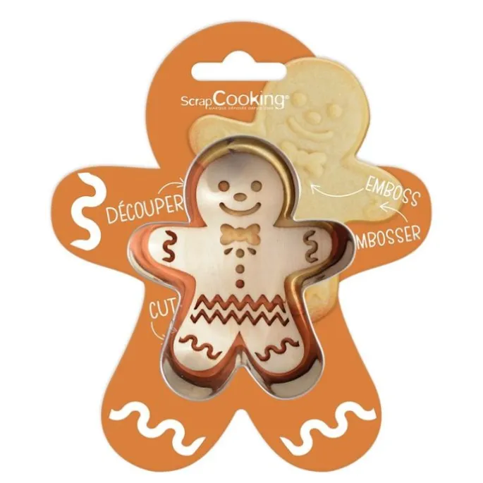 Cortador y marcador muñeco de jengibre - ScrapCooking