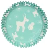 Cápsulas azules renos y muñecos de nievo Navidad (48) - Funcakes