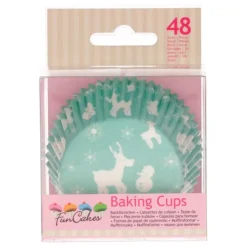 Cápsulas azules renos y muñecos de nievo Navidad (48) - Funcakes